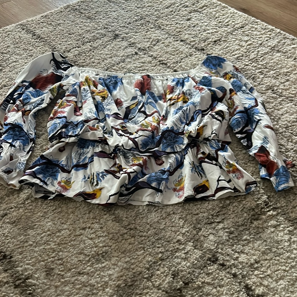 Print crop top